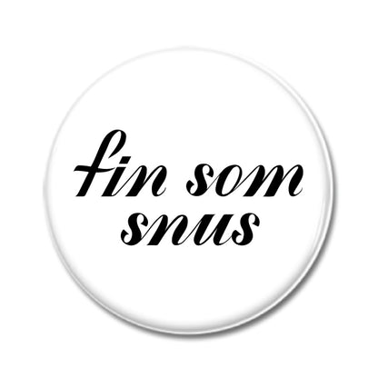 Rund magnet - Fin som snus