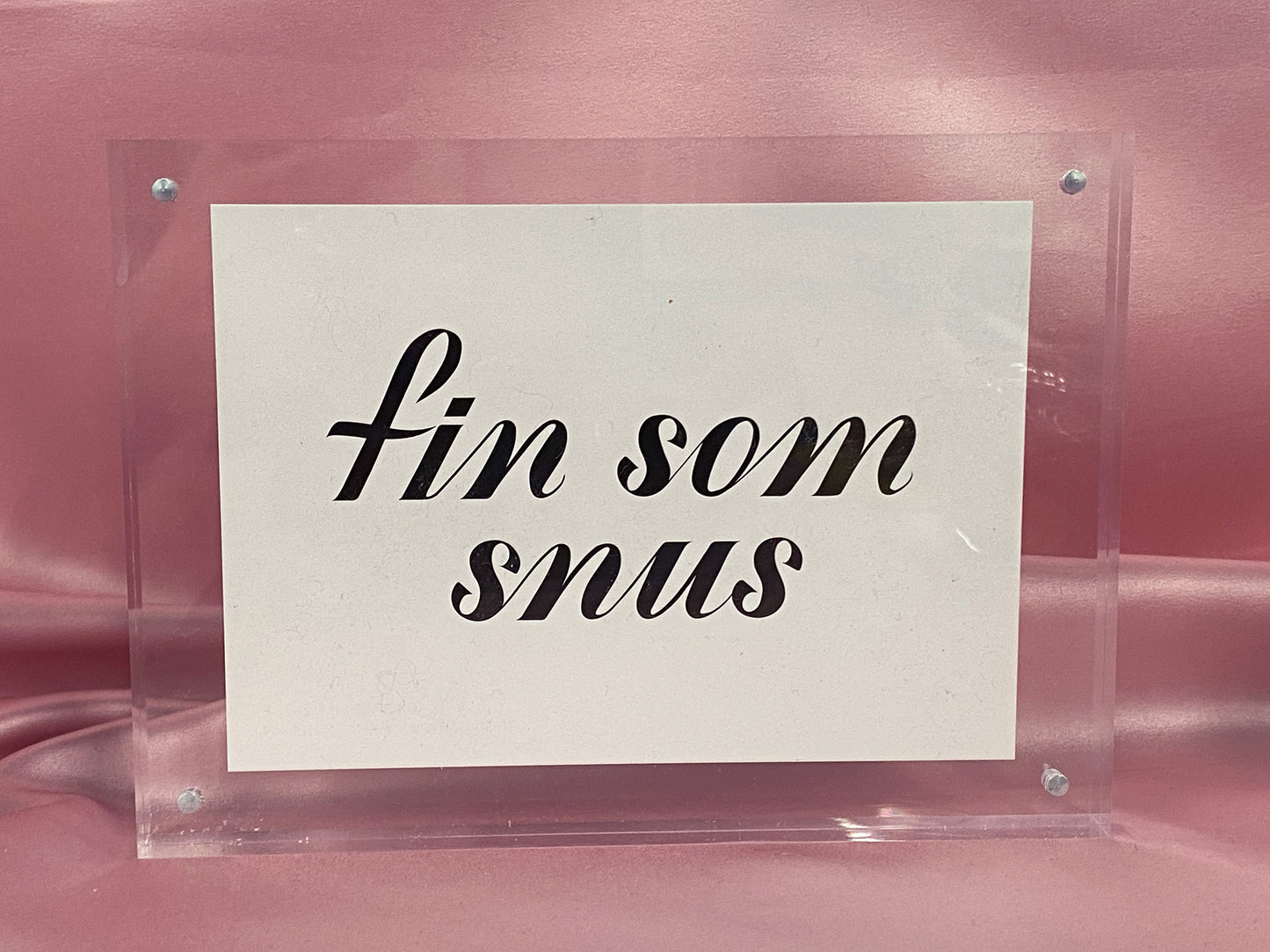 Vykort - Fin som snus